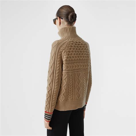 striped sweater burberry|burberry sweater women.